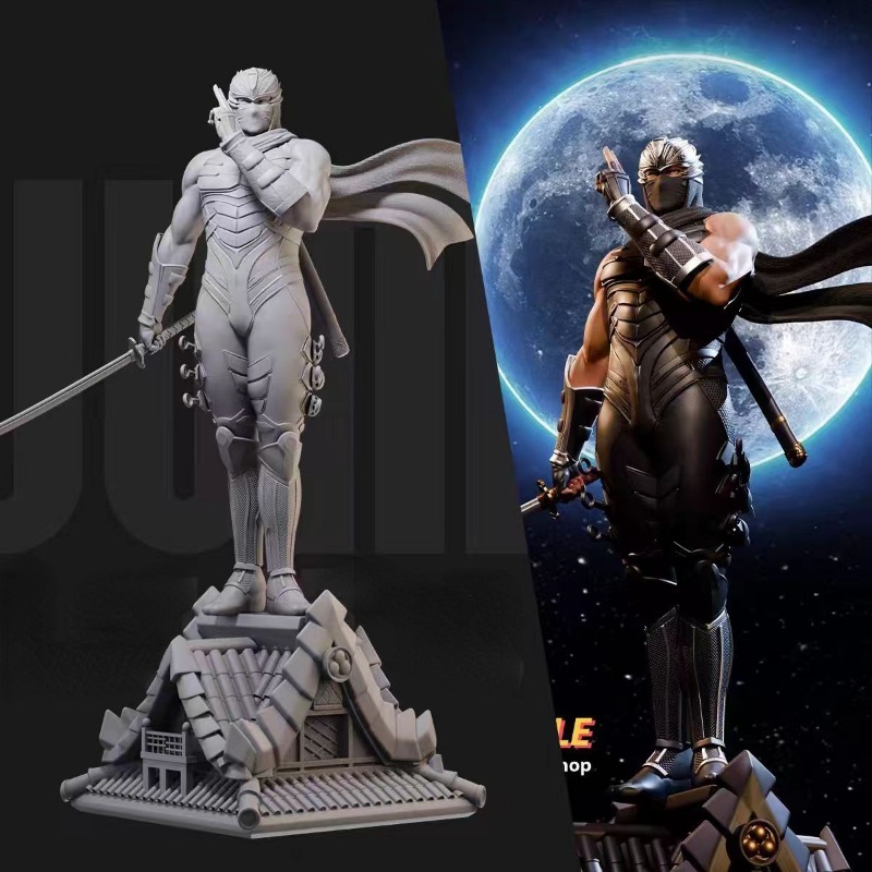 Model Kit Galahad - شكل راتنج النينجا ريو الأسود المصغر