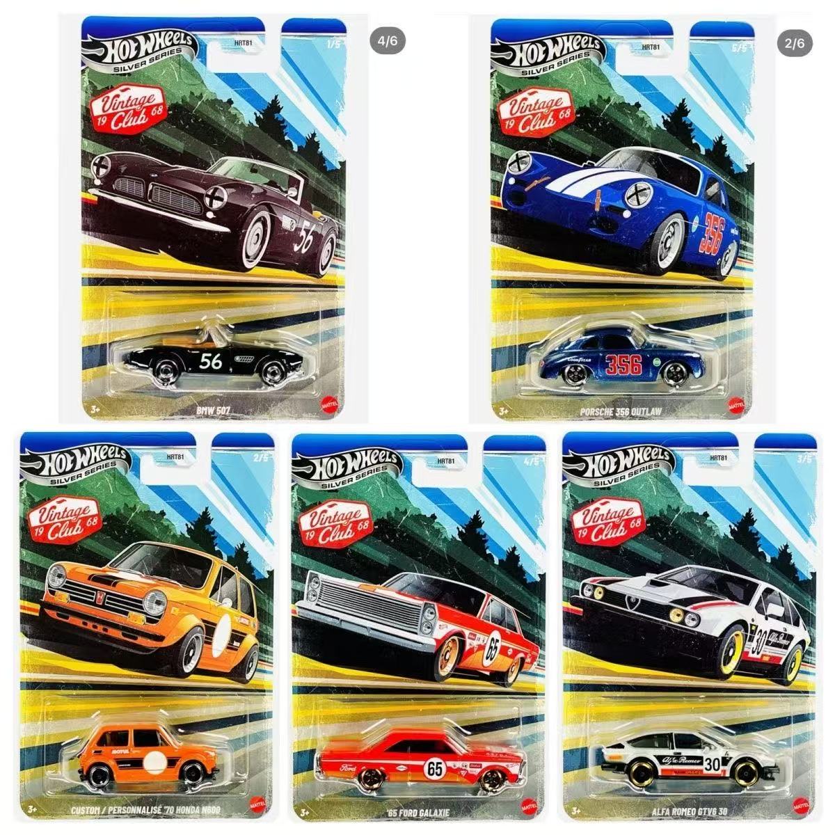 Model Kit Alfa Romeo - سيارات هوت ويلز الأصلية طراز ريترو