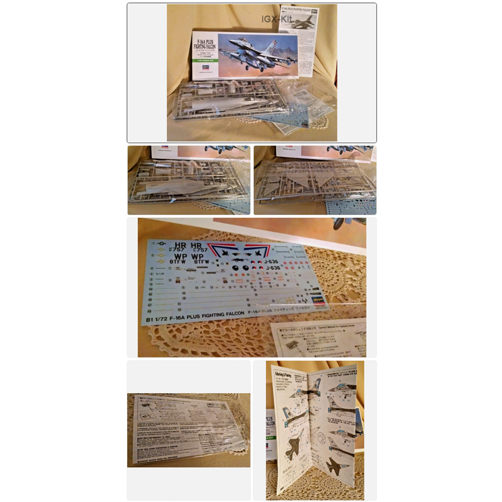 Model Kit F16 - هاسغاوا 00231 طائرة مقاتلة أمريكية F16