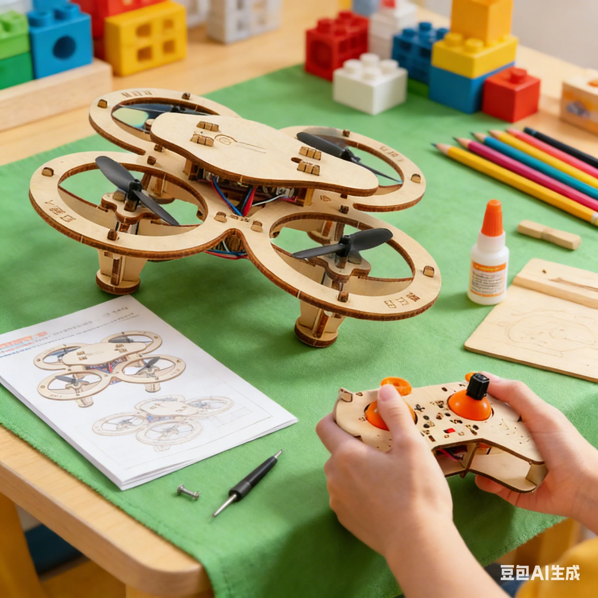 Model Kit Competition - طقم نموذج طائرة خشبية قابلة للتجميع،