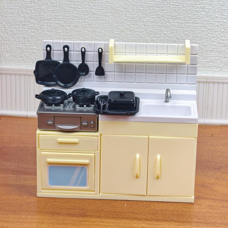 Model Kitchen Set - مجموعة أدوات مطبخ مدمجة، نموذج مصغر