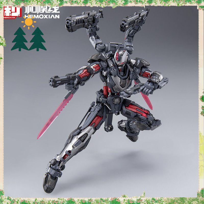 Model Kit Lone Shadow - نموذج بلاستيكي أصلي من سلسلة HEMOXIAN