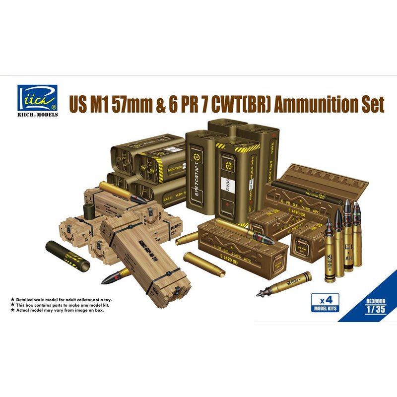 Model Kit Revell - Riich-مجموعة ذخيرة مقياس ، طراز RE30009