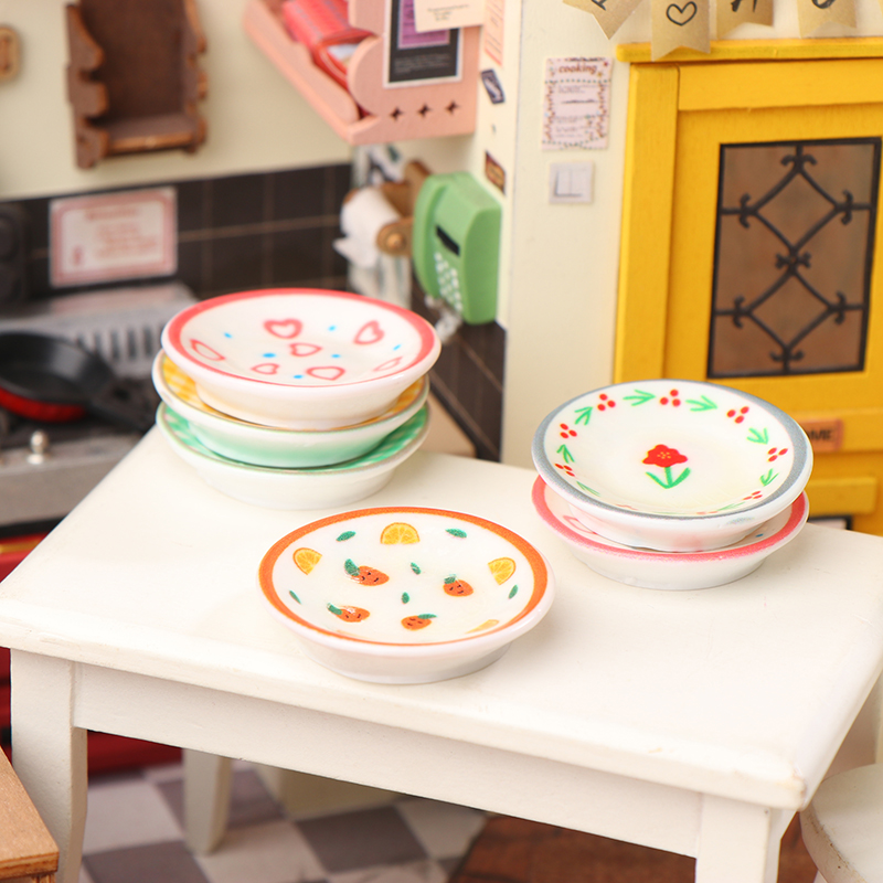 5 قطعة 1/12 دمية أطباق صغيرة أ - مراجعة Model Kitchen Set وسعره