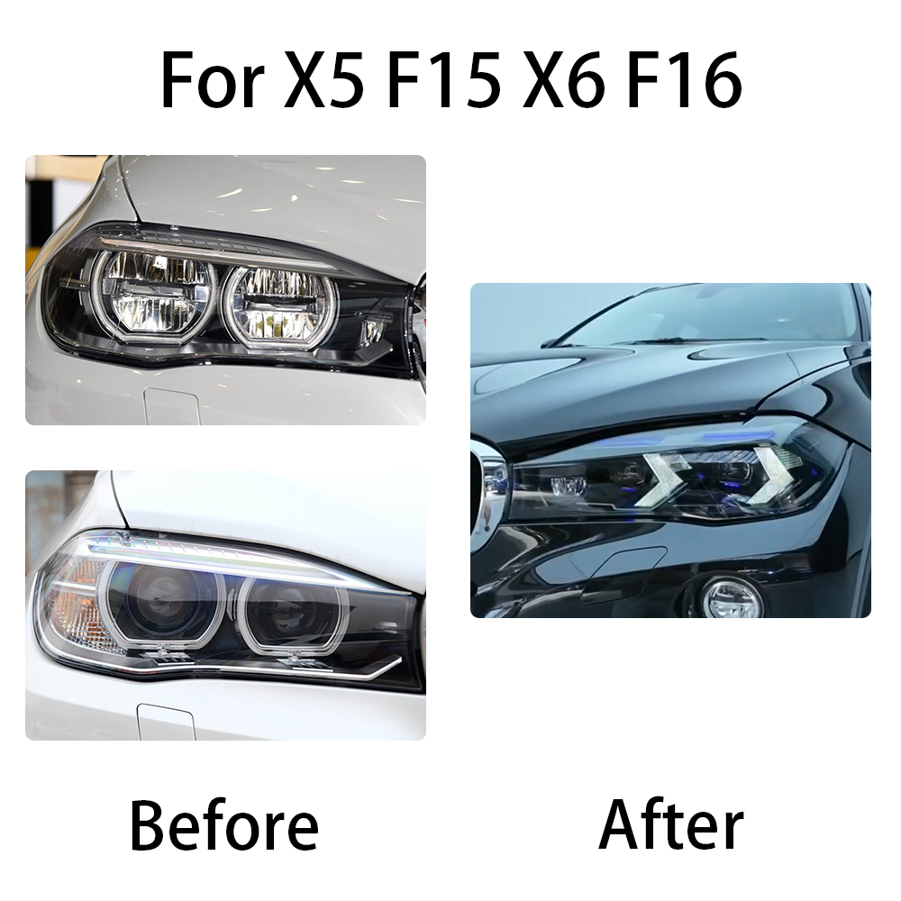 المصباح لسيارات Bmw X5 F15 Led - مراجعة Model Kit F16 وسعره