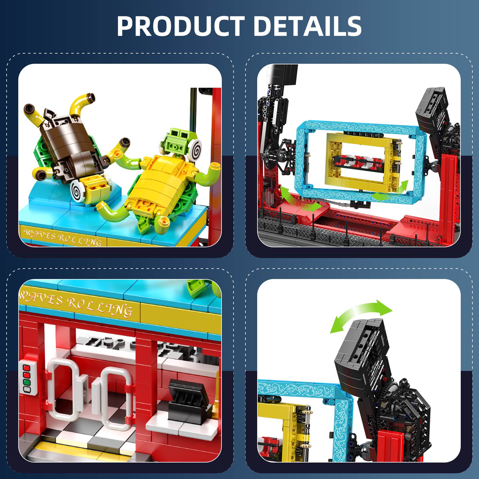2118 قطعة موجات المتداول ركوب  - مراجعة Model Kit Competition وسعره