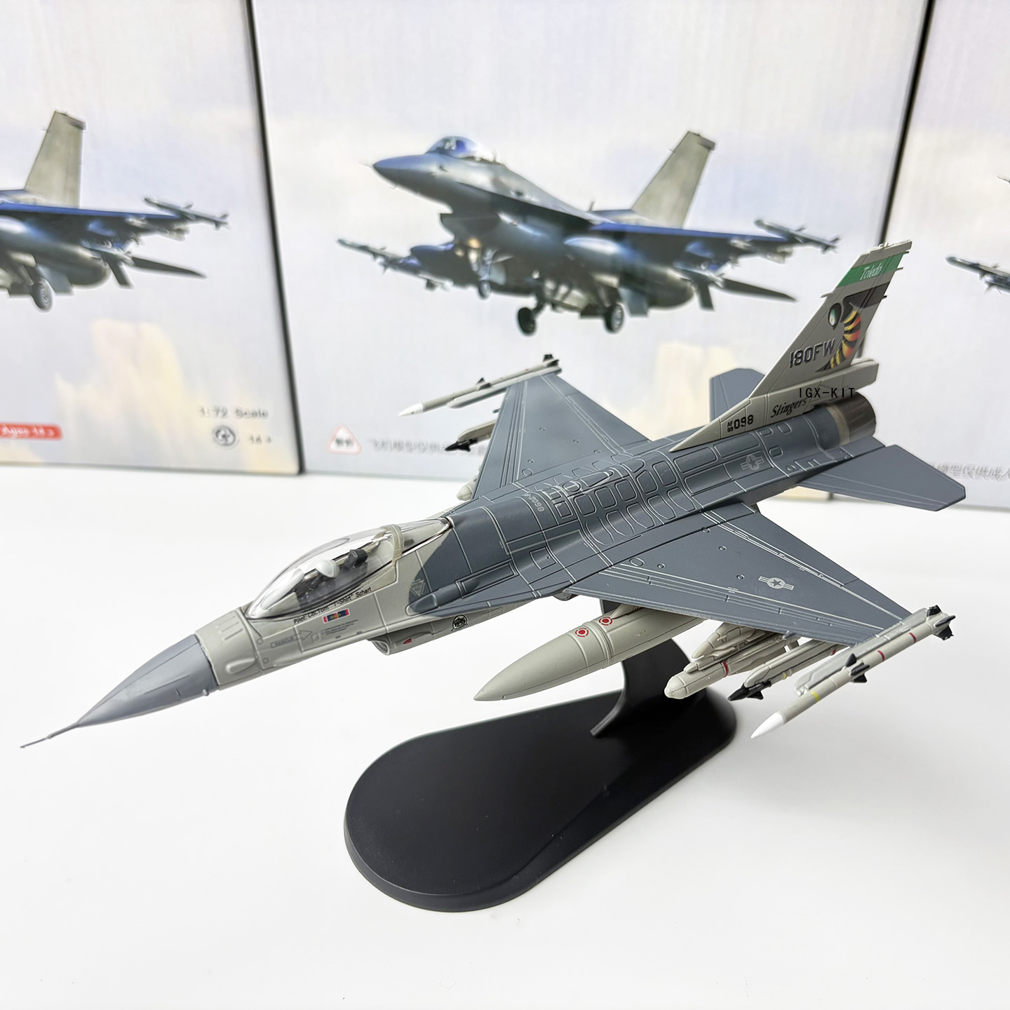 نموذج طائرة حربية F-16C من سلا - مراجعة Model Kit F16 وسعره